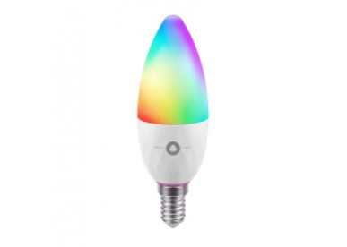 Умная лампочка Яндекс с Алисой, цоколь Е14, цветная